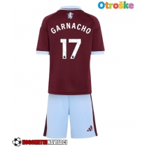 Otroške Nogometnih dresov Aston Villa Alejandro Garnacho #17 Domači 2026-27 Kratki rokavi (+ hlače)